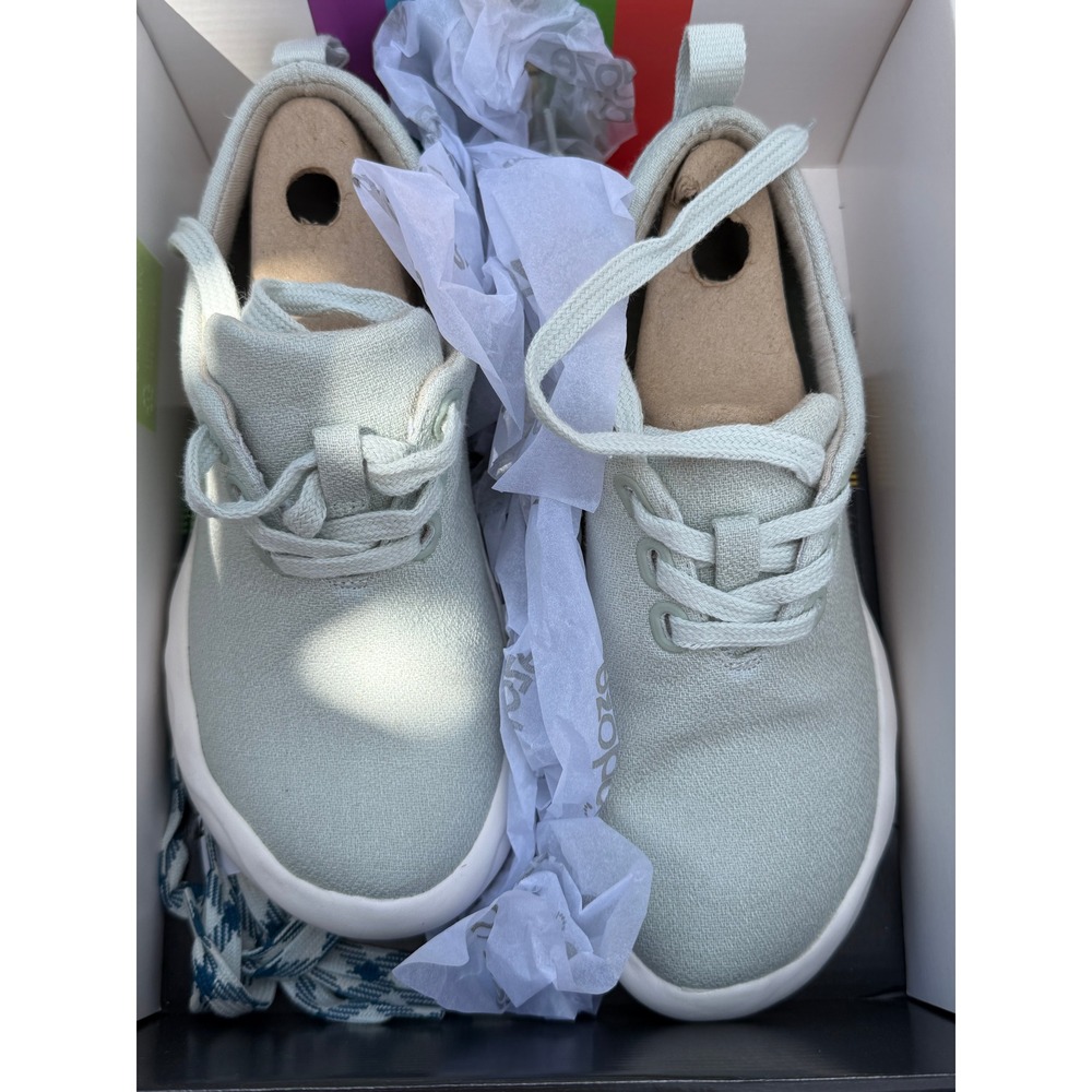 Andoze Hemp Sneakers Womens 7 Mens 4 Light Blue